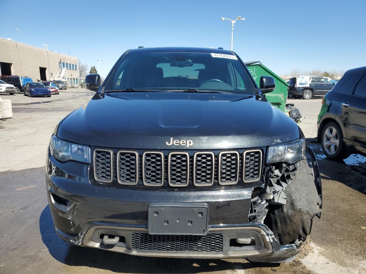 2016 Jeep Grand Cherokee VIN 1C4RJFBG4GC447988 Copart auction photo, front end damage thumbnail 5