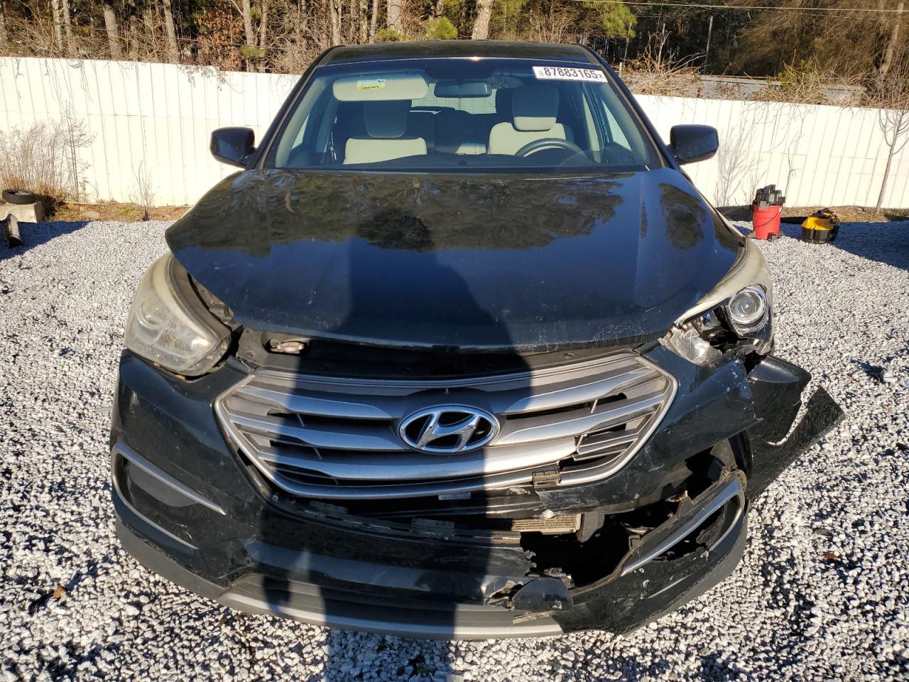 2017 Hyundai Santa Fe VIN 5XYZT3LB5HG405869 Copart auction photo, front end damage thumbnail 5