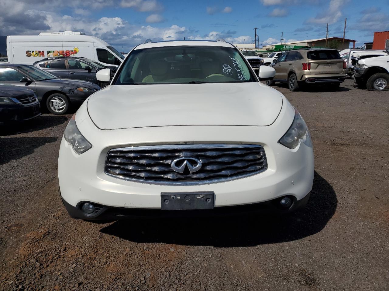 2010 Infiniti FX VIN JN8AS1MW3AM856815 Copart auction photo, side damage thumbnail 5