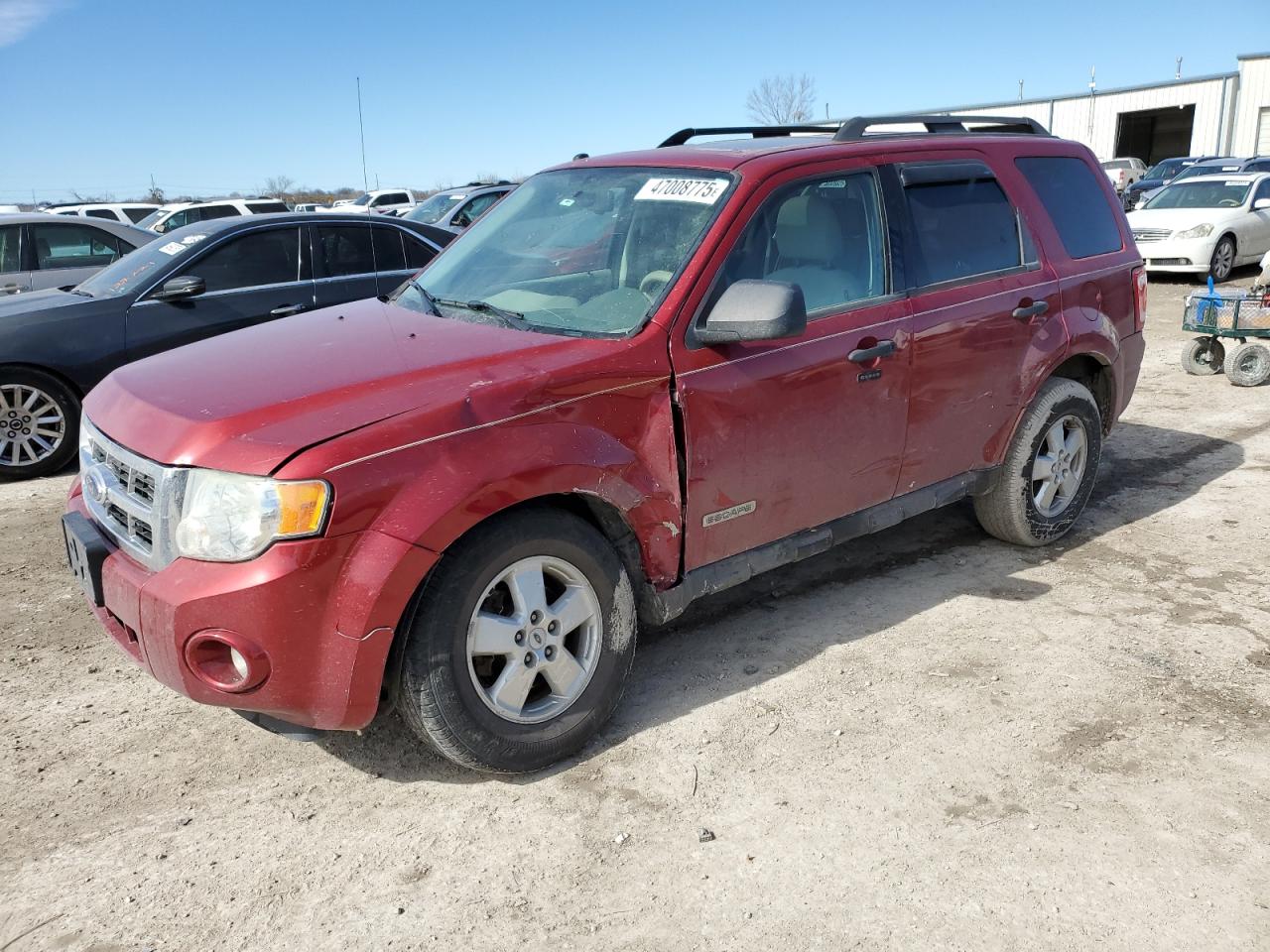 2008 Ford Escape VIN 1FMCU03ZX8KB50608