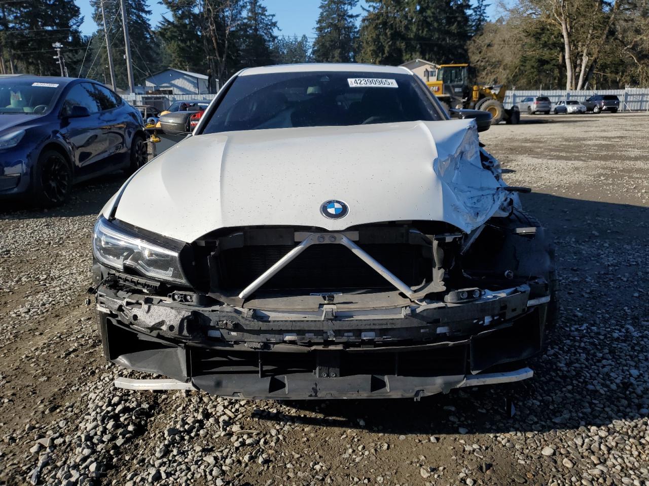 2020 BMW M3 VIN WBA5U7C06LFH63561 Copart auction photo, front end damage thumbnail 5