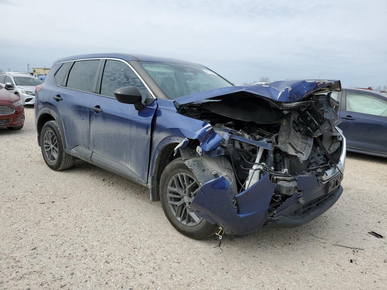 2021 Nissan Rogue VIN 5N1AT3AA9MC842484 Copart auction photo, front end / side damage thumbnail 4