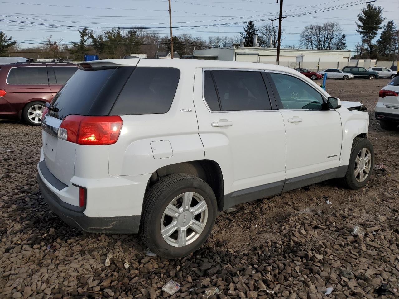 2016 GMC Terrain VIN 2GKALMEK2G6316437 Copart auction photo, front end damage thumbnail 3
