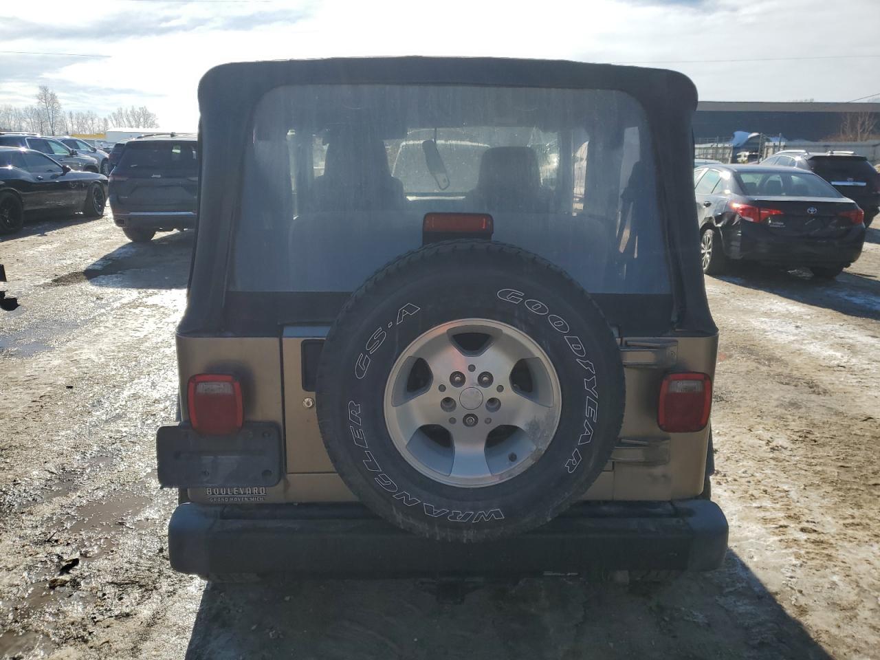 2003 Jeep Wrangler VIN 1J4FA49S73P321011 Copart auction photo, side / minor dent/scratches damage thumbnail 6