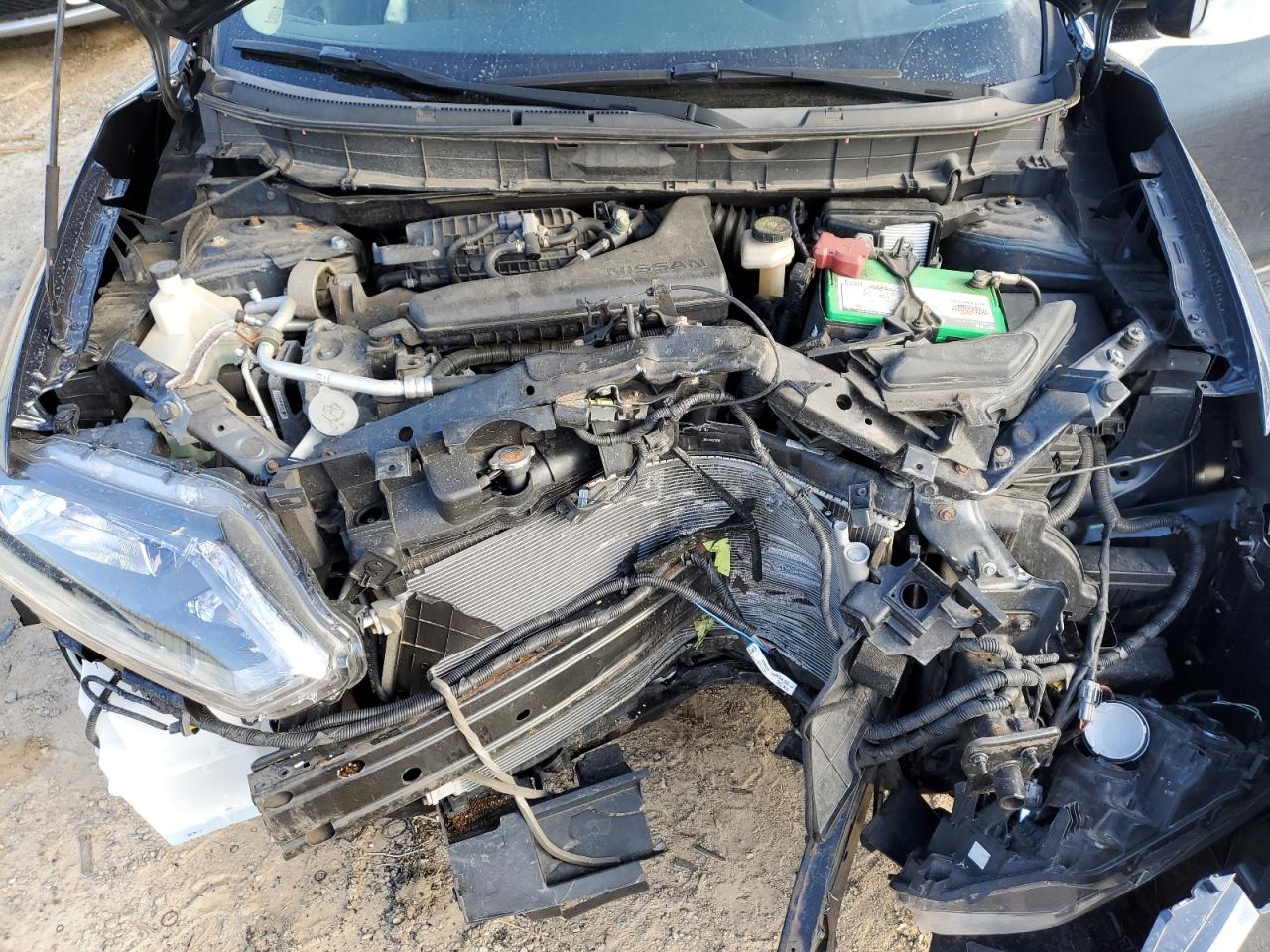 2016 Nissan Rogue VIN KNMAT2MV3GP656238 Copart auction photo, front end damage thumbnail 12