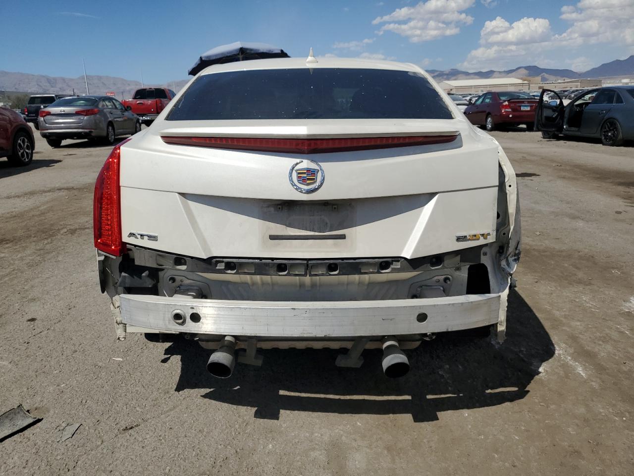 2014 Cadillac ATS VIN 1G6AF5SX5E0161898 Copart auction photo, rear end / side damage thumbnail 6