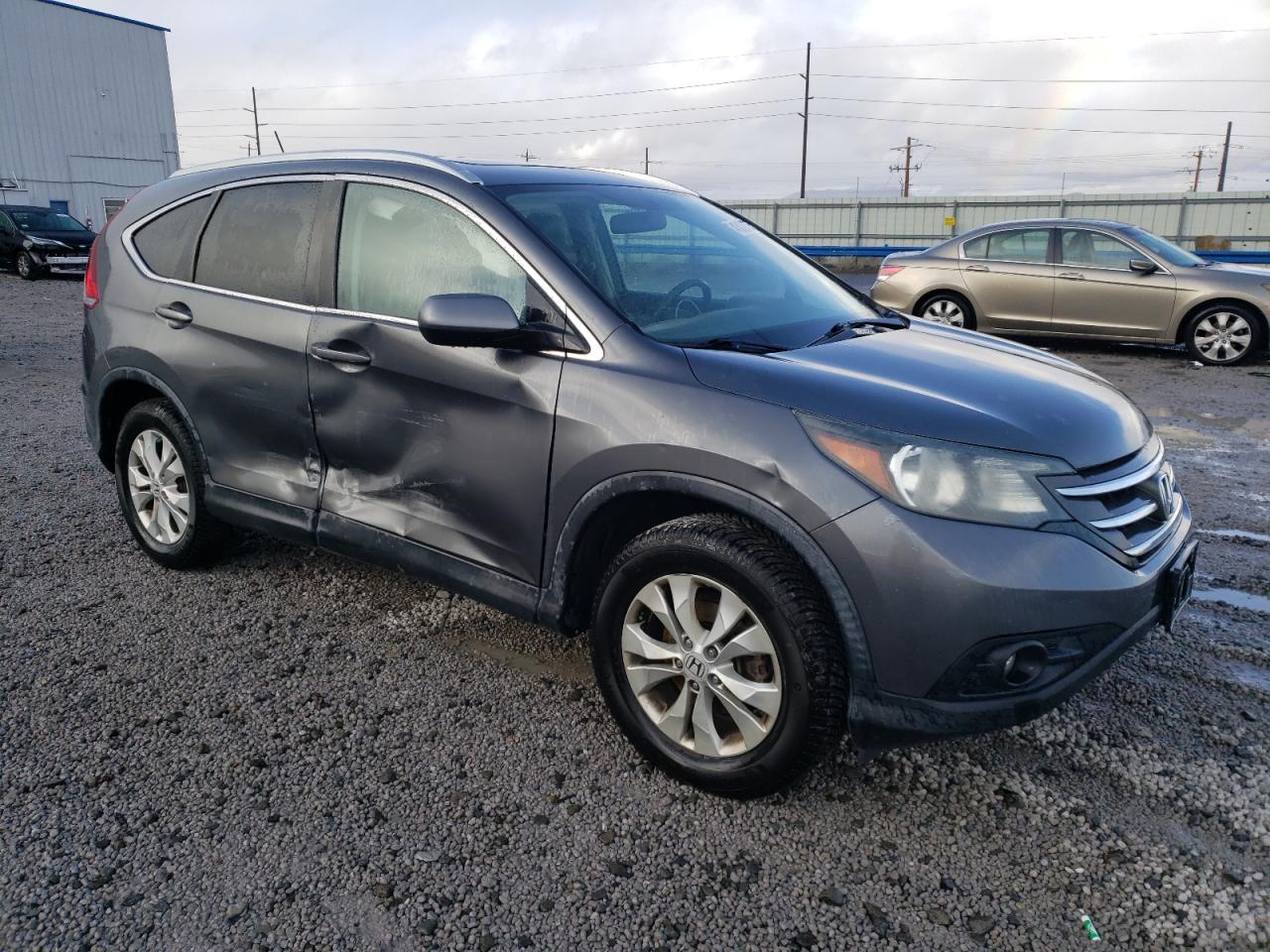 2013 Honda CR-V VIN 2HKRM4H75DH609971 Copart auction photo, side damage thumbnail 4