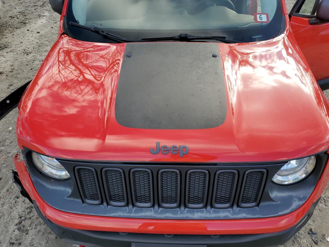 2017 Jeep Renegade VIN ZACCJBCB2HPF24503 Copart auction photo, front end / minor dent/scratches damage thumbnail 11