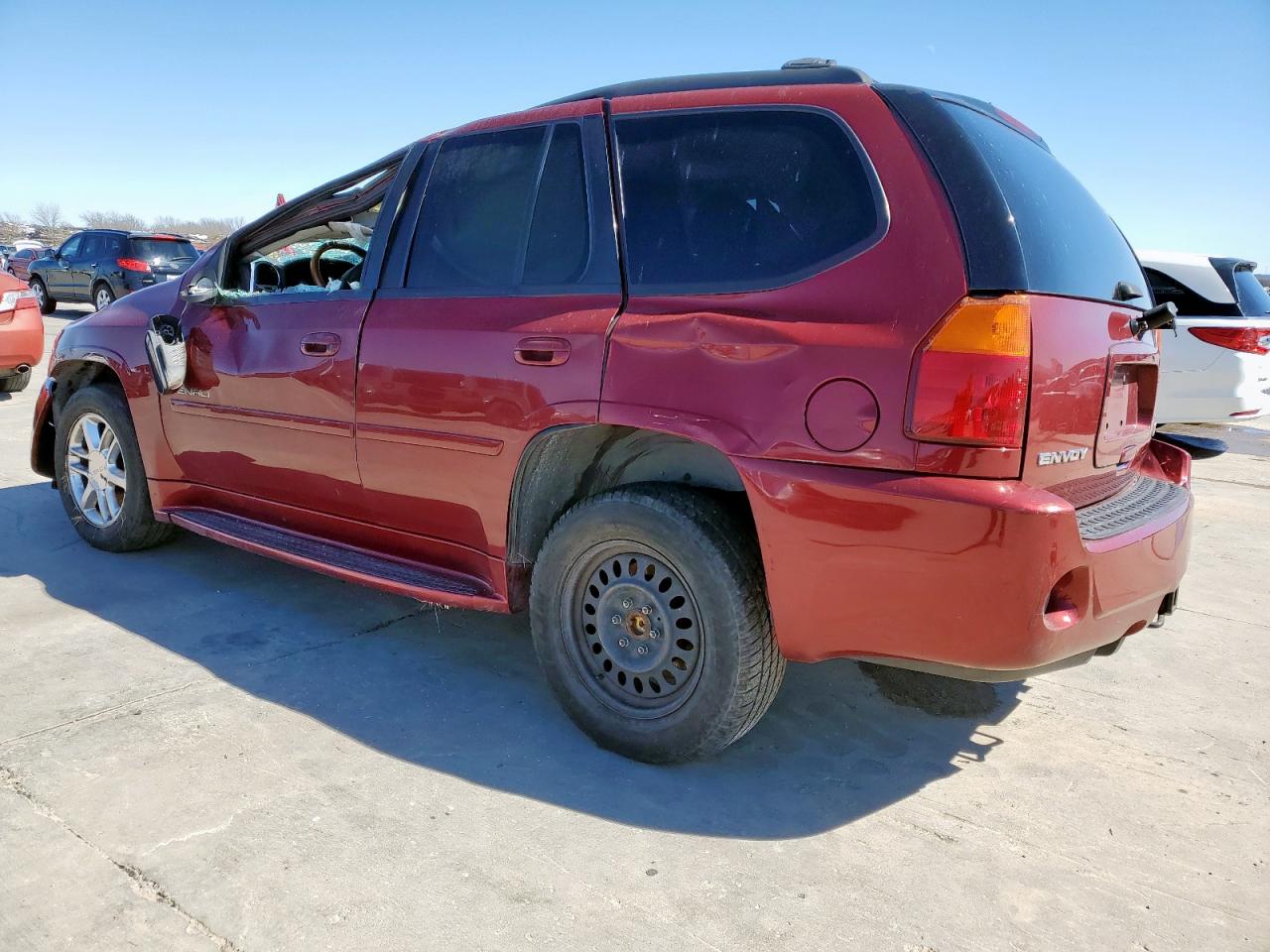 2007 GMC Envoy VIN 1GKES63M072289708 Copart auction photo, rollover damage thumbnail 3