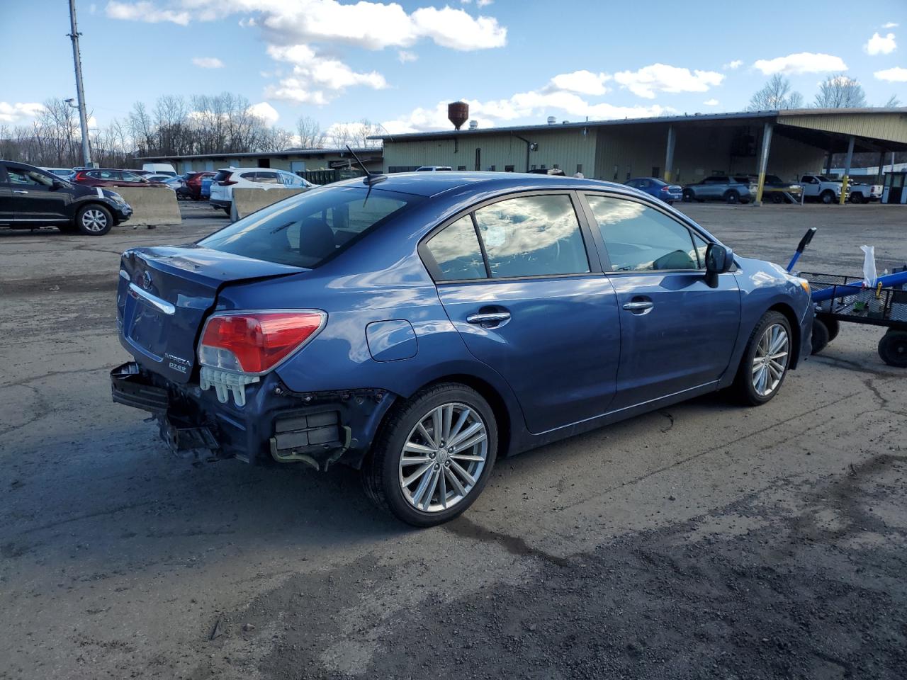2013 Subaru Impreza VIN JF1GJAK60DH012293 Copart auction photo, all over damage thumbnail 3