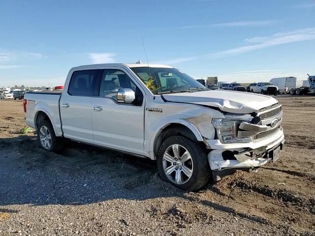 2018 Ford F-150 VIN 1FTEW1EGXJFA30380 Copart auction photo, front end / side damage thumbnail 10