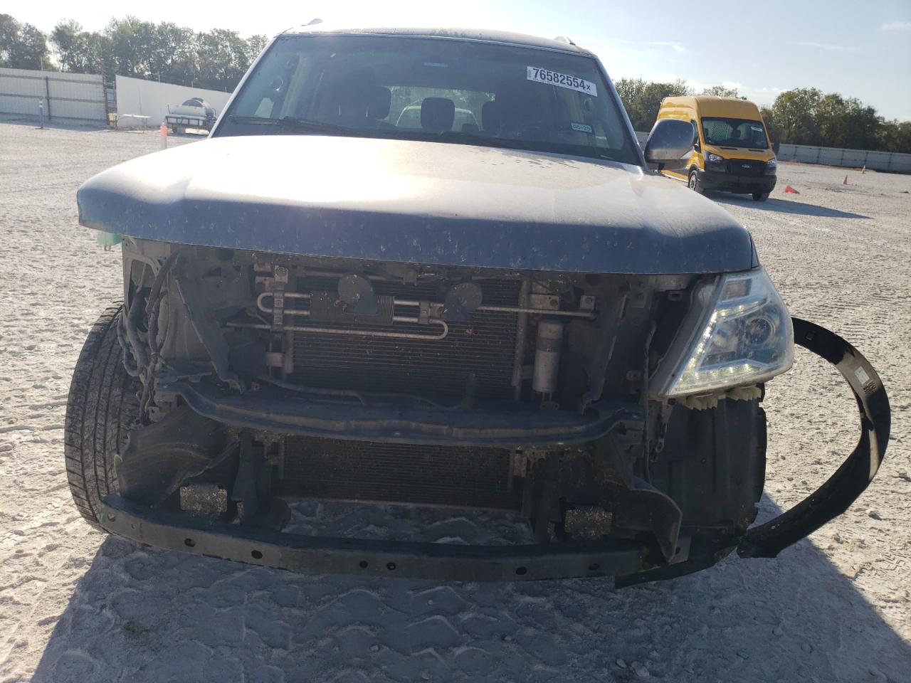 2017 Nissan Armada VIN JN8AY2NC2H9506775 Copart auction photo, front end damage thumbnail 5