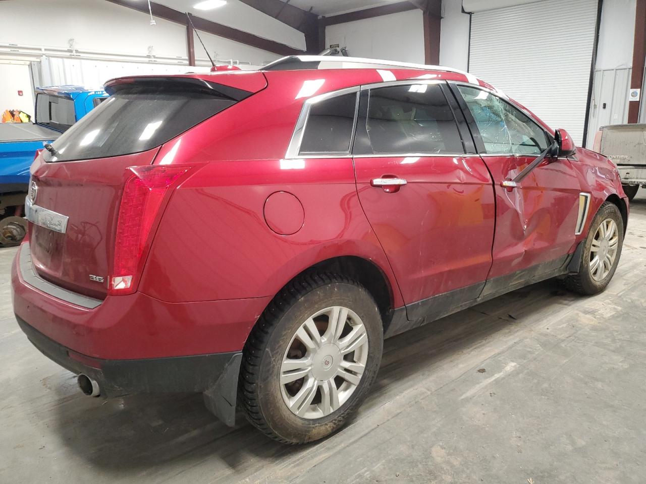 2016 Cadillac SRX VIN 3GYFNEE30GS548489 Copart auction photo, all over damage thumbnail 3