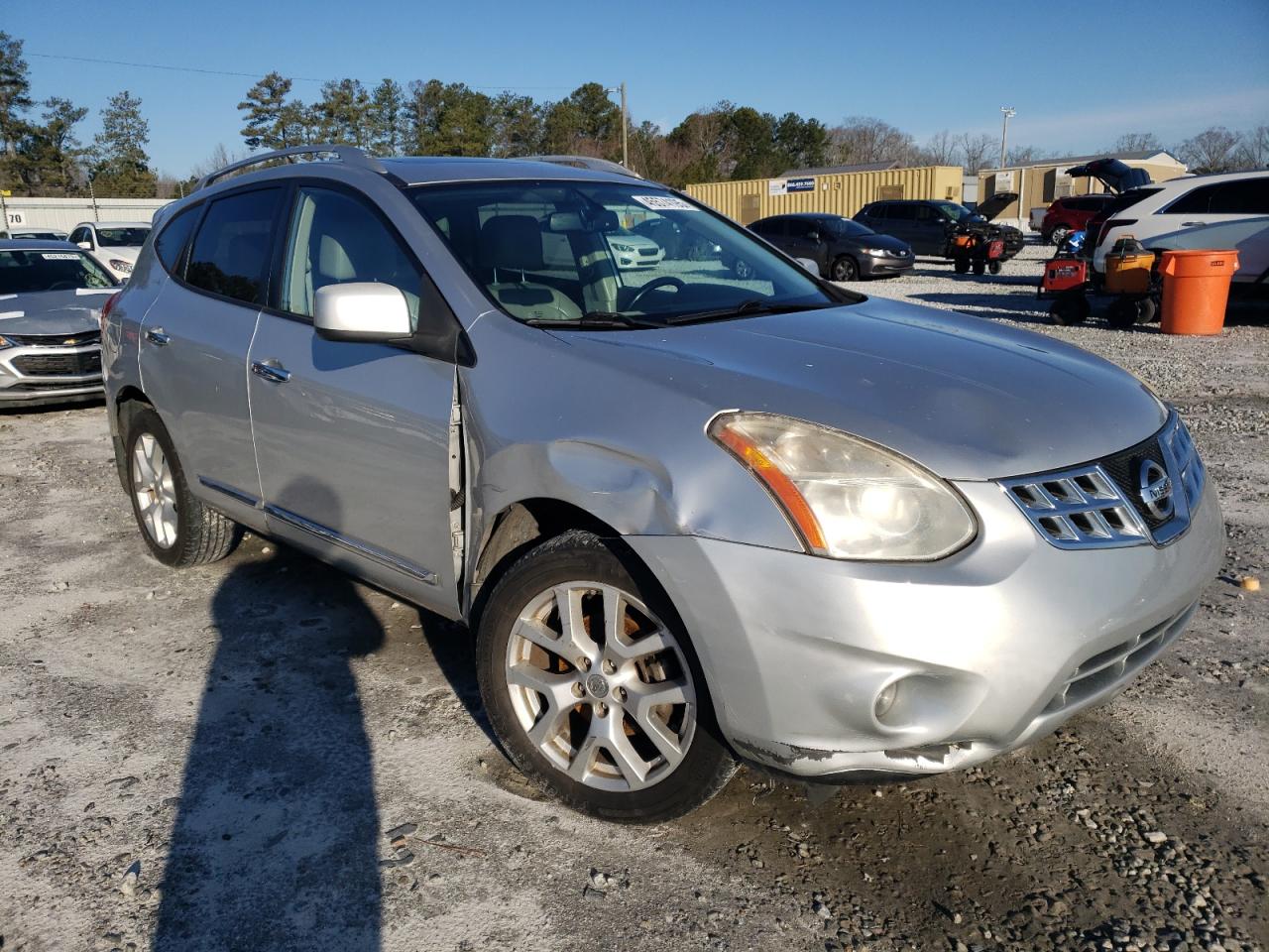 2011 Nissan Rogue VIN JN8AS5MT6BW560853 Copart auction photo, front end damage thumbnail 4