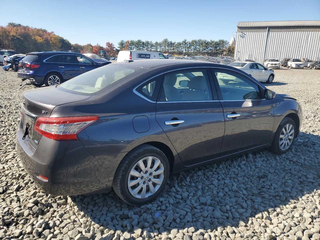 2014 Nissan Sentra VIN 3N1AB7AP1EY236143 Copart auction photo, front end damage thumbnail 3