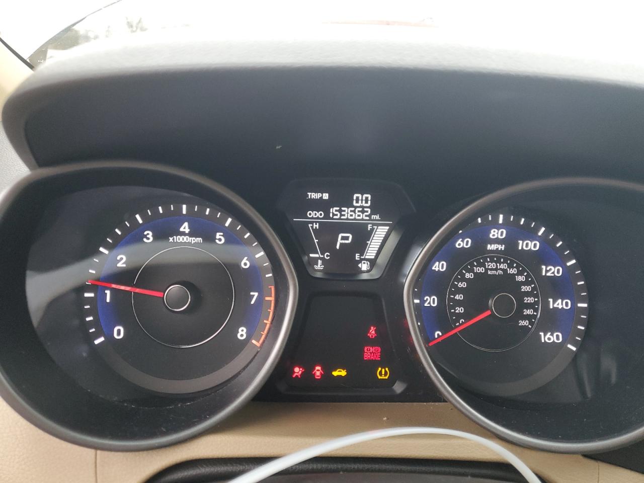 2013 Hyundai Elantra VIN 5NPDH4AE5DH173615 Copart auction photo, side damage thumbnail 9