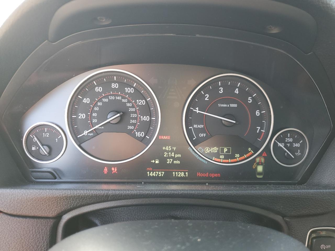 2013 BMW 3er VIN WBA3B9C56DF586108 Copart auction photo, front end damage thumbnail 9