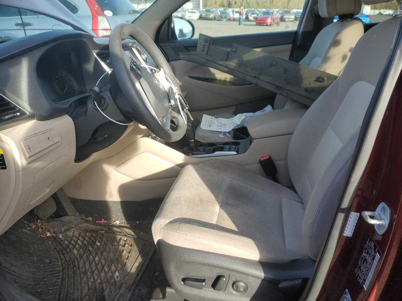 2018 Hyundai Tucson VIN KM8J3CA49JU665466 Copart auction photo, front end / mechanical damage thumbnail 7