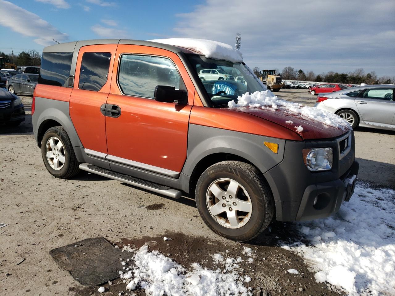 2004 Honda Element VIN 5J6YH28514L025222 Copart auction photo, vandalism / side damage thumbnail 4