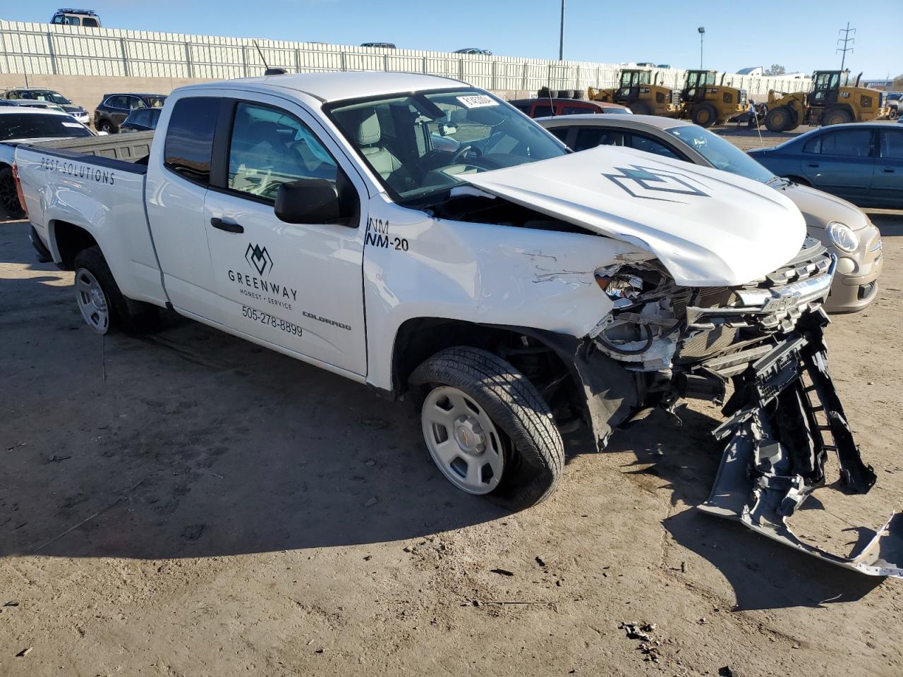 2022 Chevrolet Colorado VIN 1GCHSBEA1N1129022 Copart auction photo, front end damage thumbnail 4