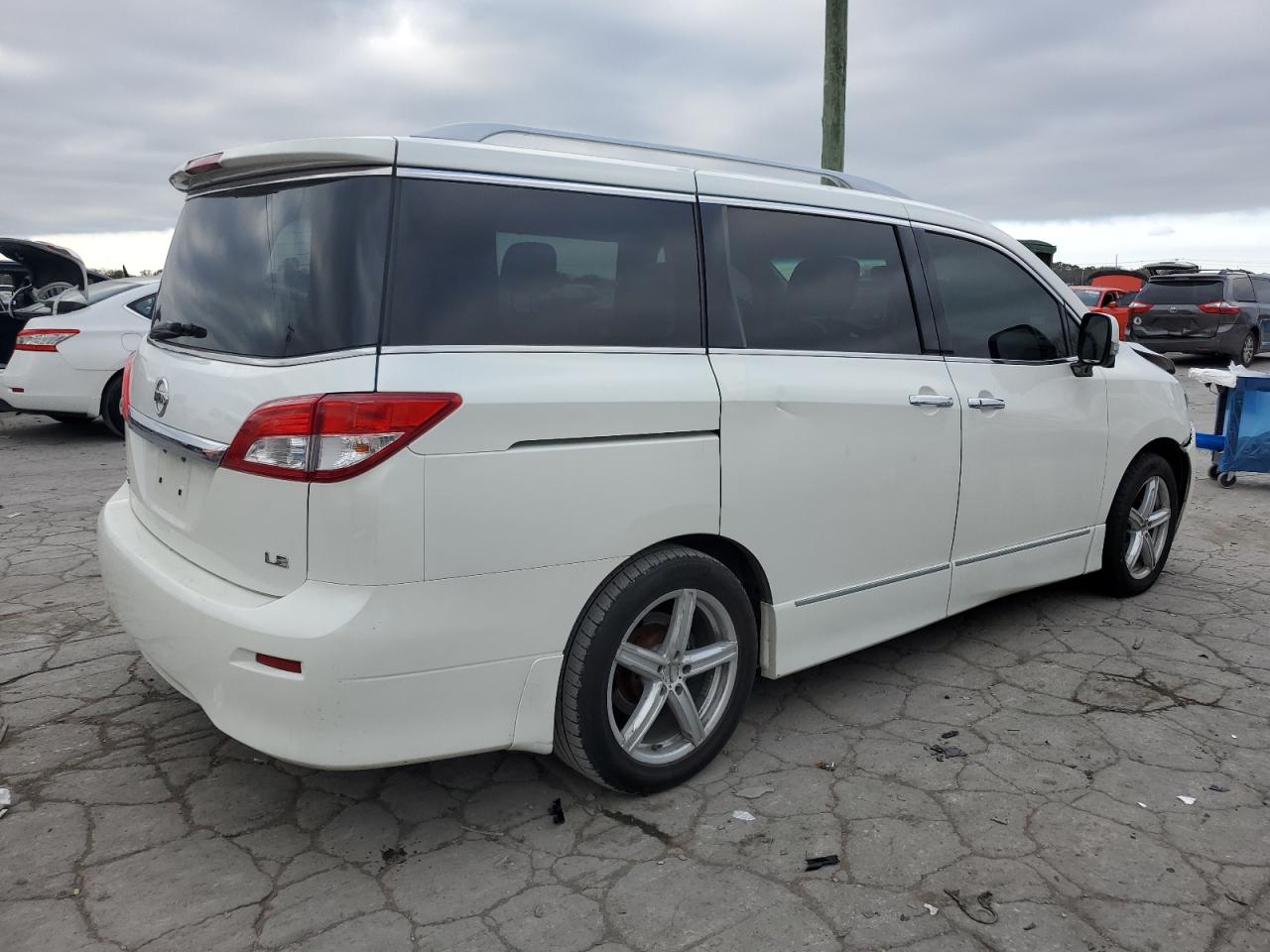 2013 Nissan Quest VIN JN8AE2KPXD9071188 Copart auction photo, front end damage thumbnail 3