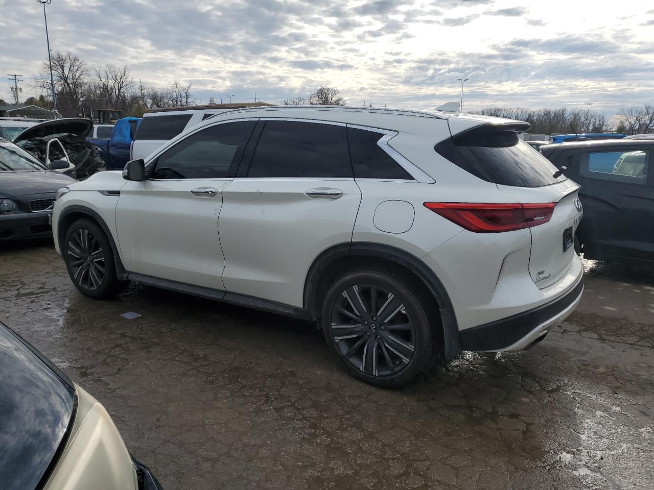 2021 Infiniti QX50 VIN 3PCAJ5BB5MF101099 Copart auction photo, mechanical damage thumbnail 2