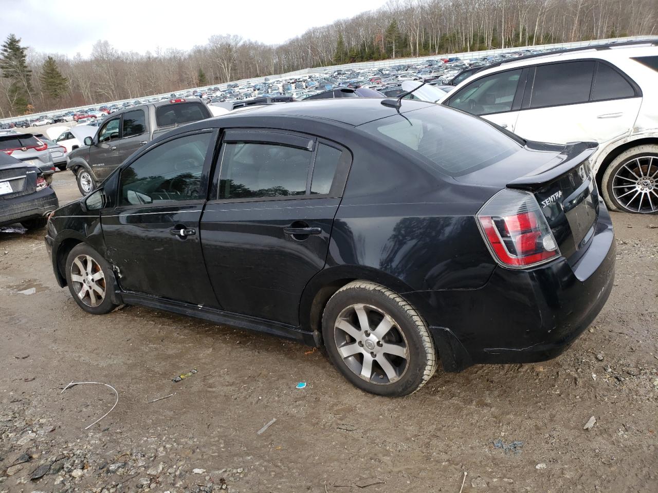 2012 Nissan Sentra VIN 3N1AB6AP1CL721158 Copart auction photo, front end / undercarriage damage thumbnail 2