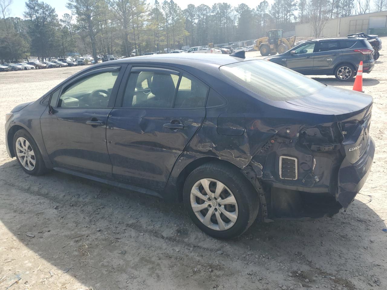 2020 Toyota Corolla VIN JTDEPRAE1LJ054180 Copart auction photo, rear end / side damage thumbnail 2