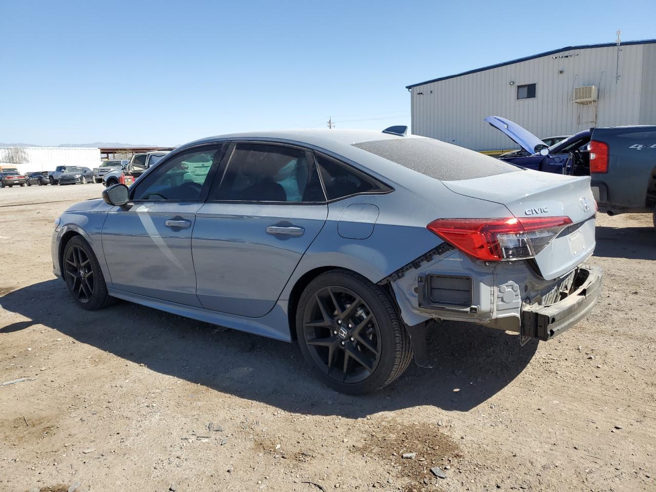 2024 Honda Civic VIN 2HGFE2F50RH557172 Copart auction photo, rear end / undercarriage damage thumbnail 2