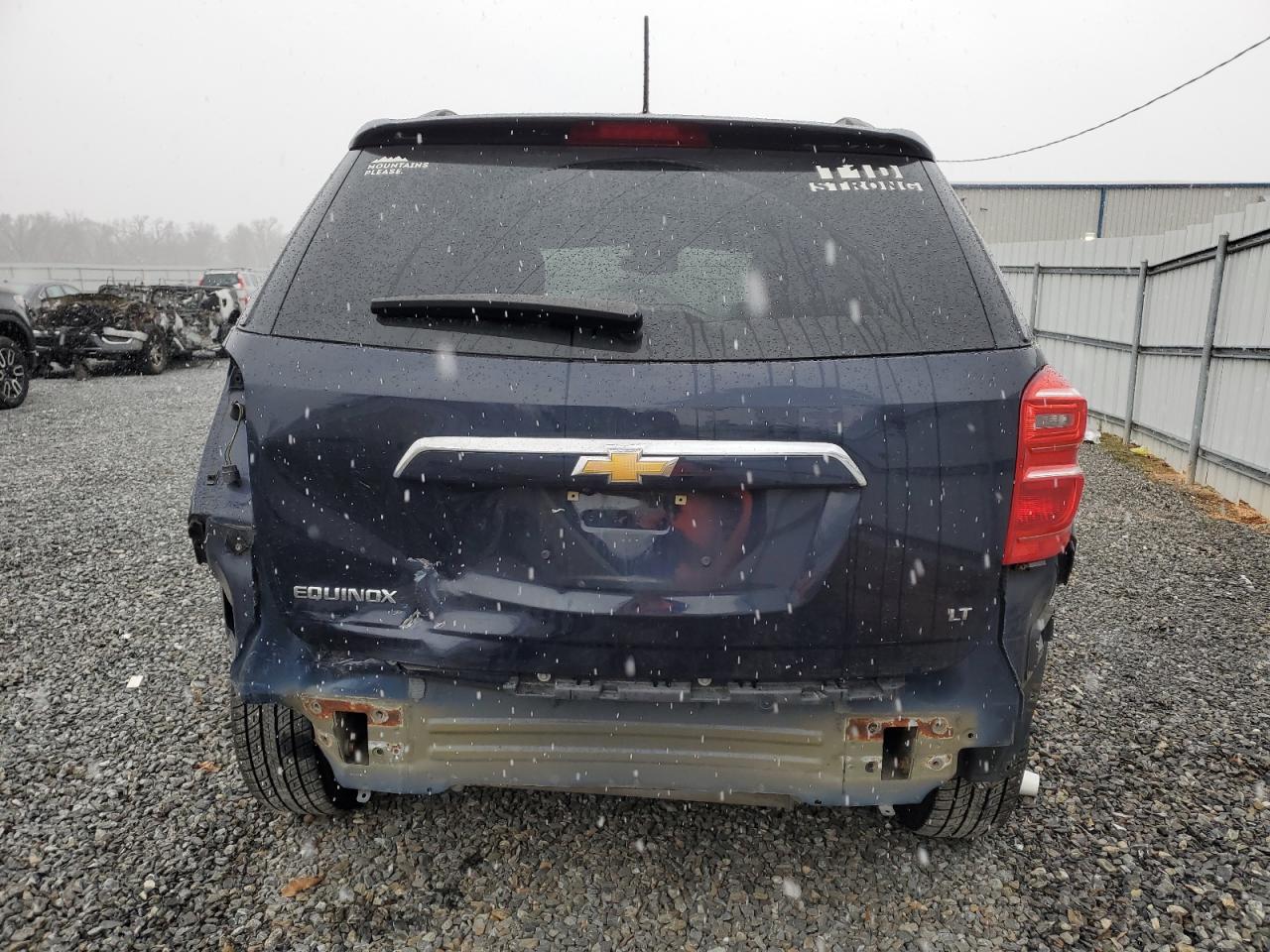 2017 Chevrolet Equinox VIN 2GNALCEK6H6267659 Copart auction photo, front end / rear end damage thumbnail 6