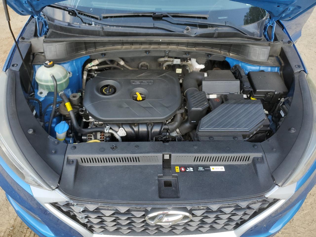 2020 Hyundai Tucson VIN KM8J33A46LU147365 Copart auction photo, front end damage thumbnail 13