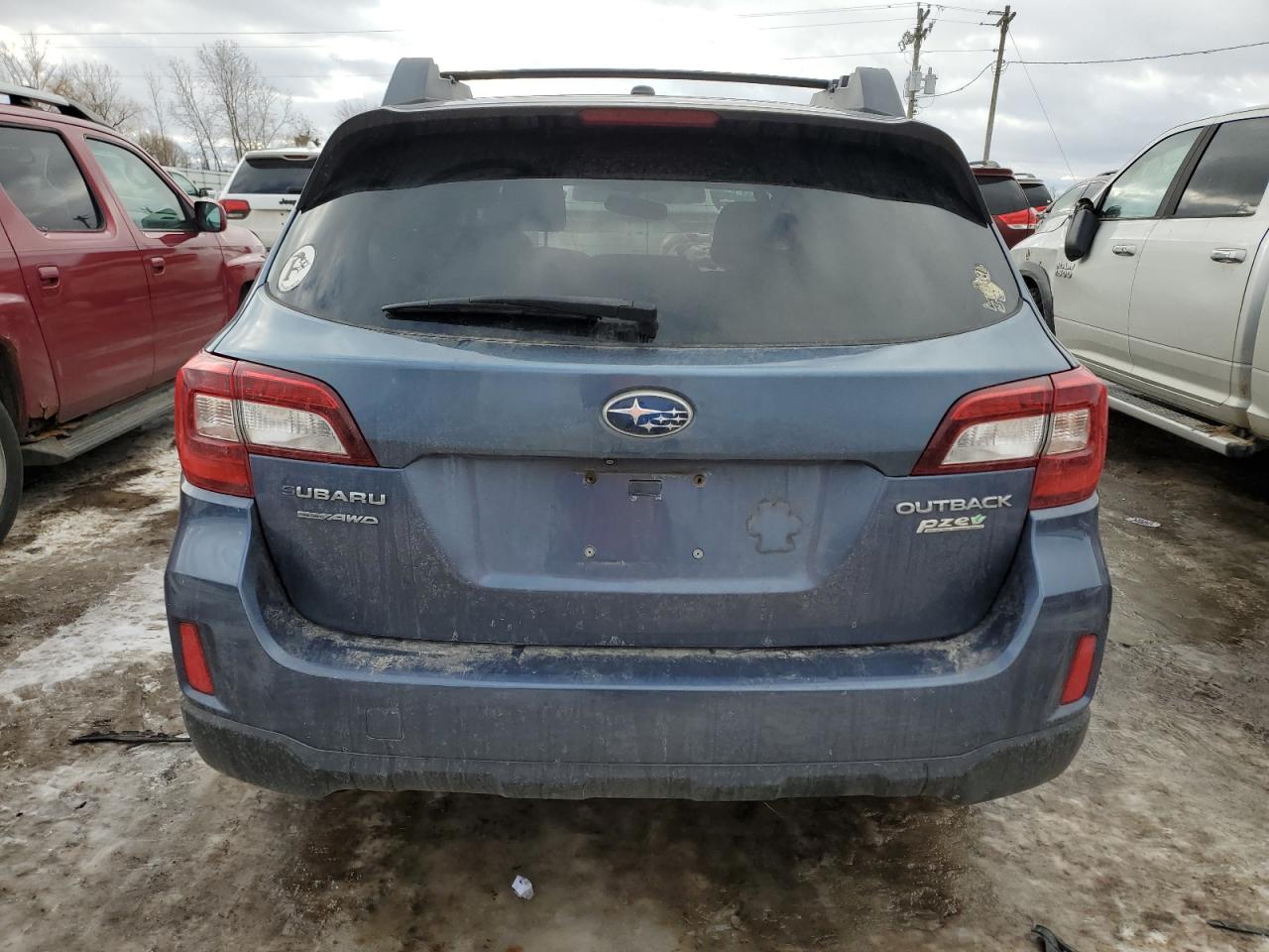 2015 Subaru Outback VIN 4S4BSACC7F3213688 Copart auction photo, front end / side damage thumbnail 6