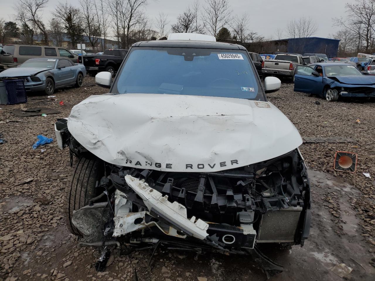 2018 Land Rover Range Rover VIN SALWR2RV3JA191007 Copart auction photo, front end damage thumbnail 5