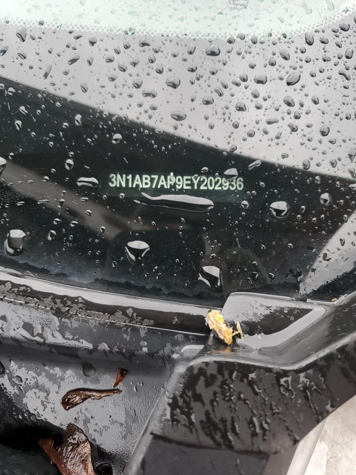 2014 Nissan Sentra VIN 3N1AB7AP9EY202936 Copart auction photo, all over damage thumbnail 12