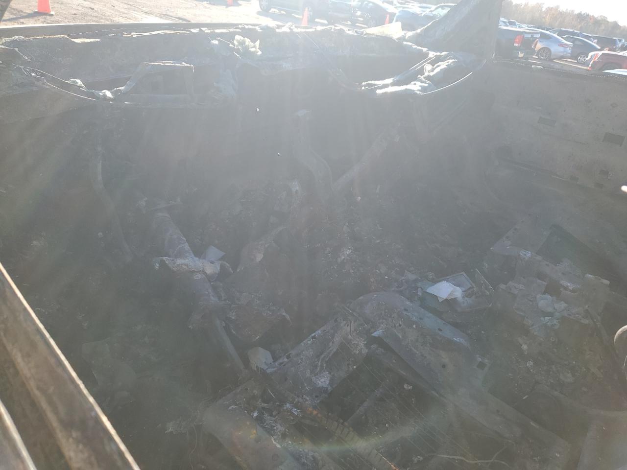 2003 GMC Sierra VIN 1GTHK29193E240966 Copart auction photo, burn damage thumbnail 8
