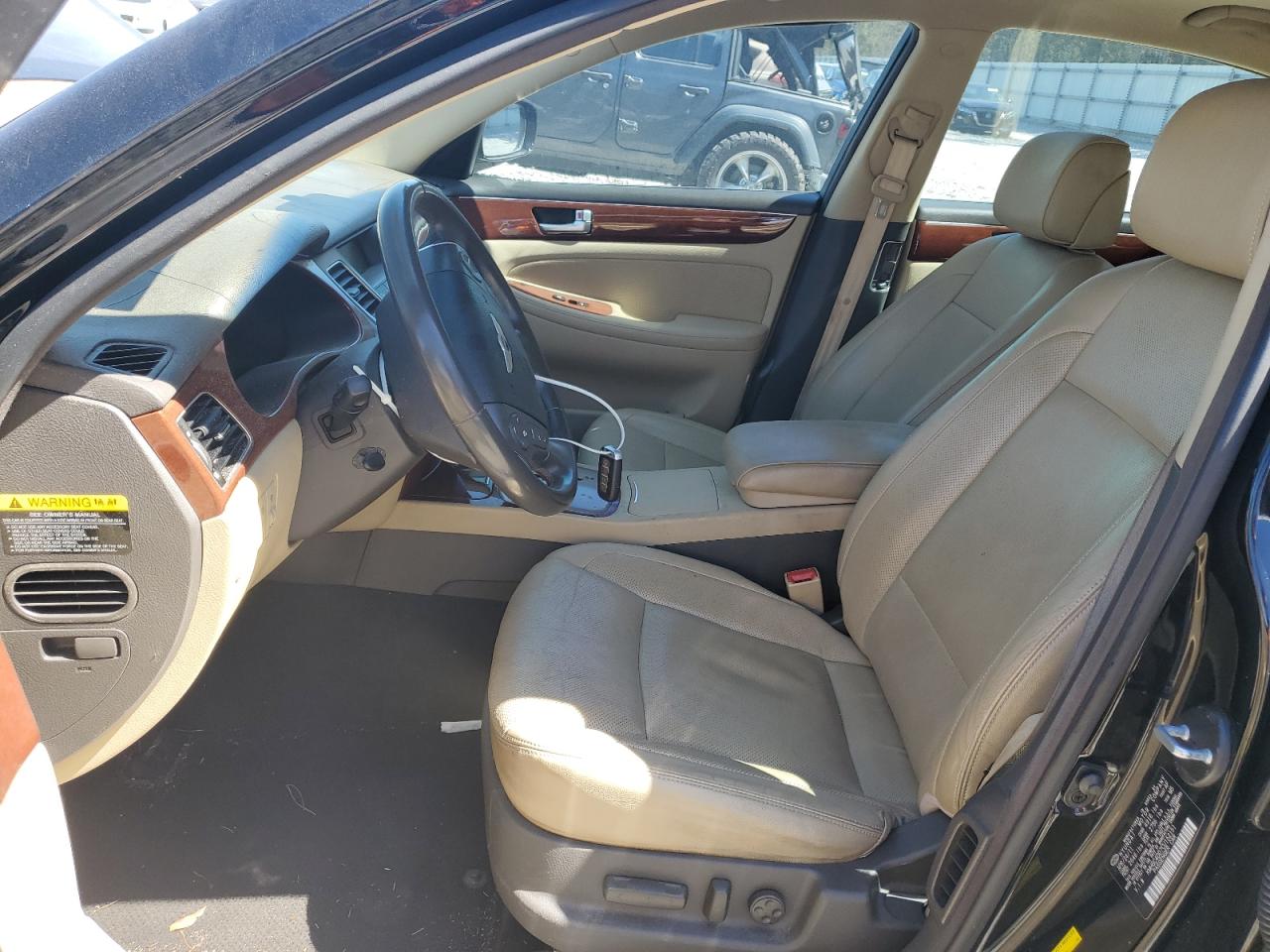 2012 Hyundai Genesis VIN KMHGC4DD7CU152151 Copart auction photo, front end / mechanical damage thumbnail 7