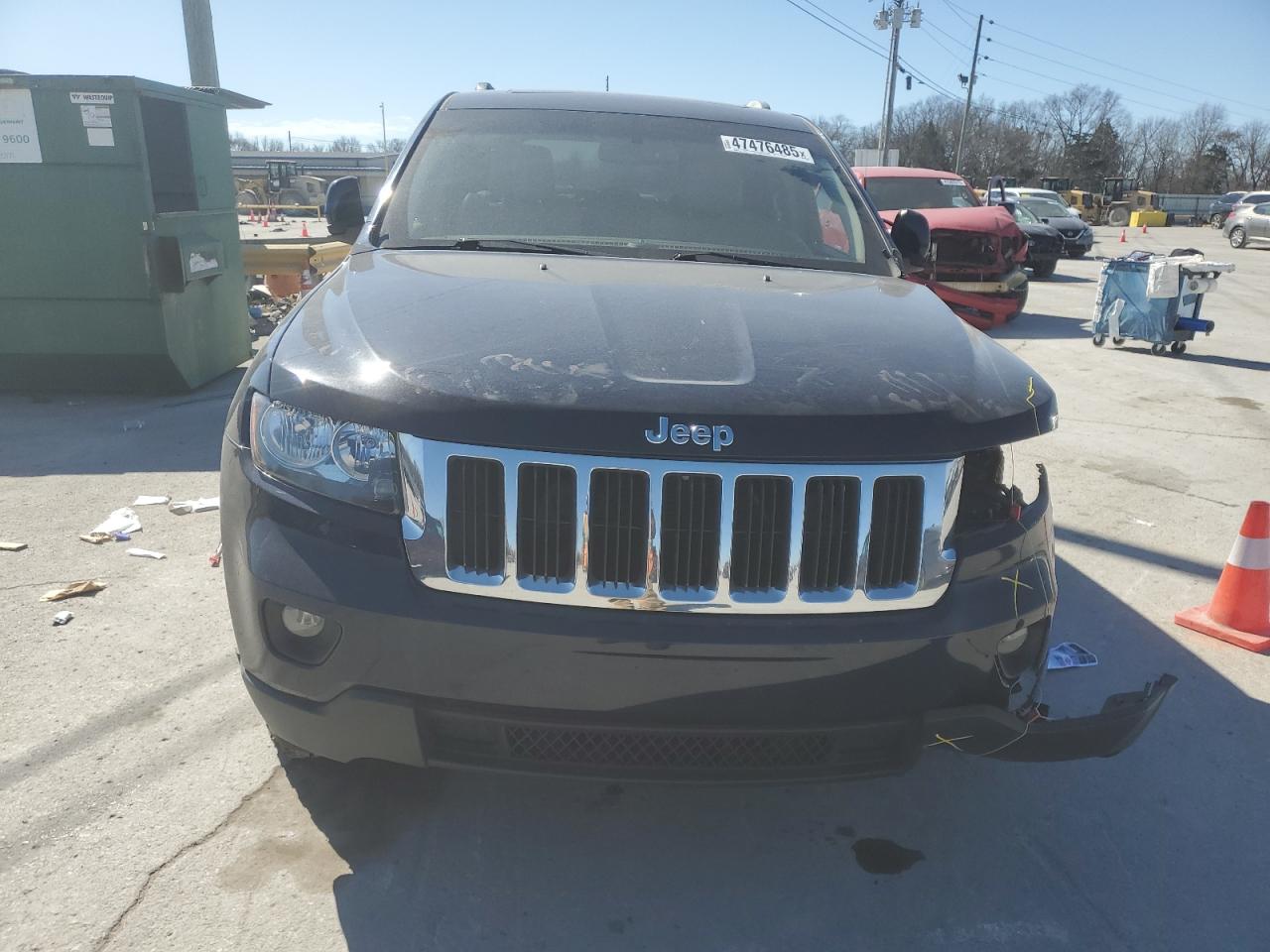 2012 Jeep Grand Cherokee VIN 1C4RJFAT4CC361069 Copart auction photo, front end damage thumbnail 5