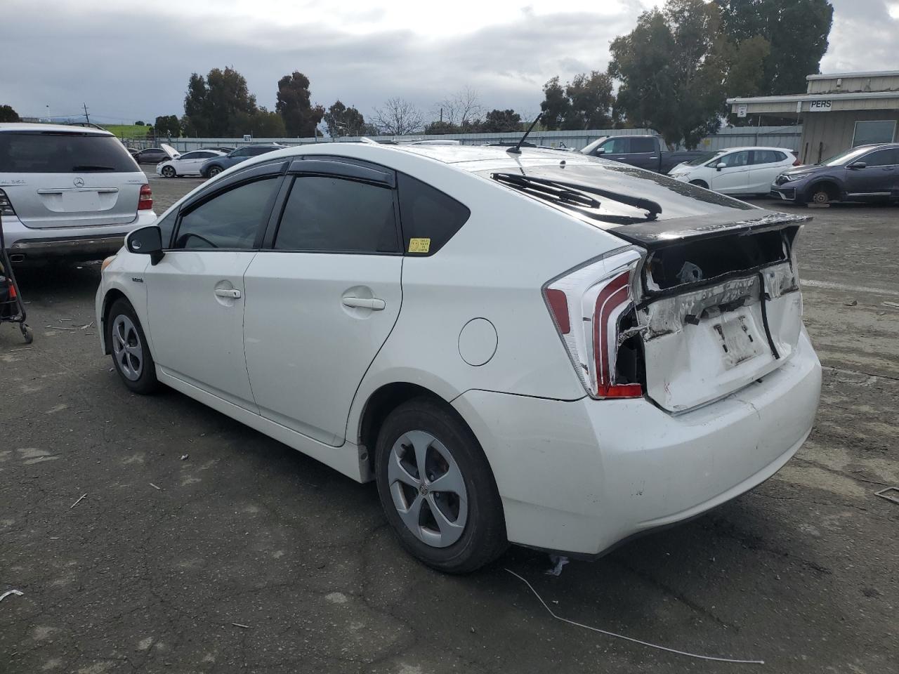 2012 Toyota Prius VIN JTDKN3DU9C1515506 Copart auction photo, rear end damage thumbnail 2