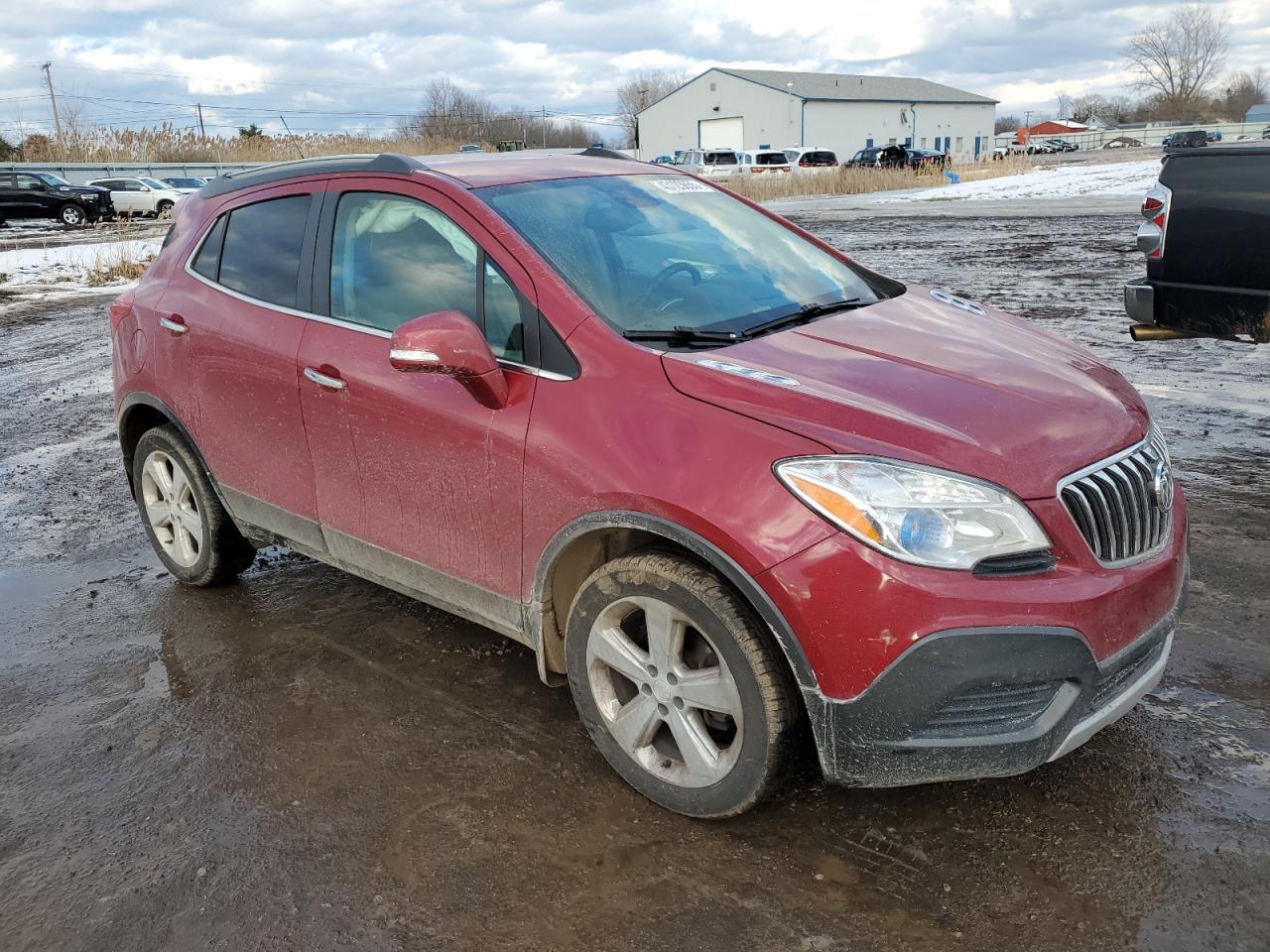 2015 Buick Encore VIN KL4CJESB5FB268653 Copart auction photo, side damage thumbnail 4