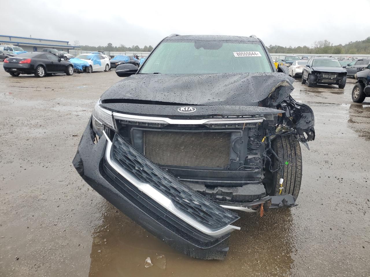 2021 KIA Seltos VIN KNDEUCAA7M7068845 Copart auction photo, front end damage thumbnail 5