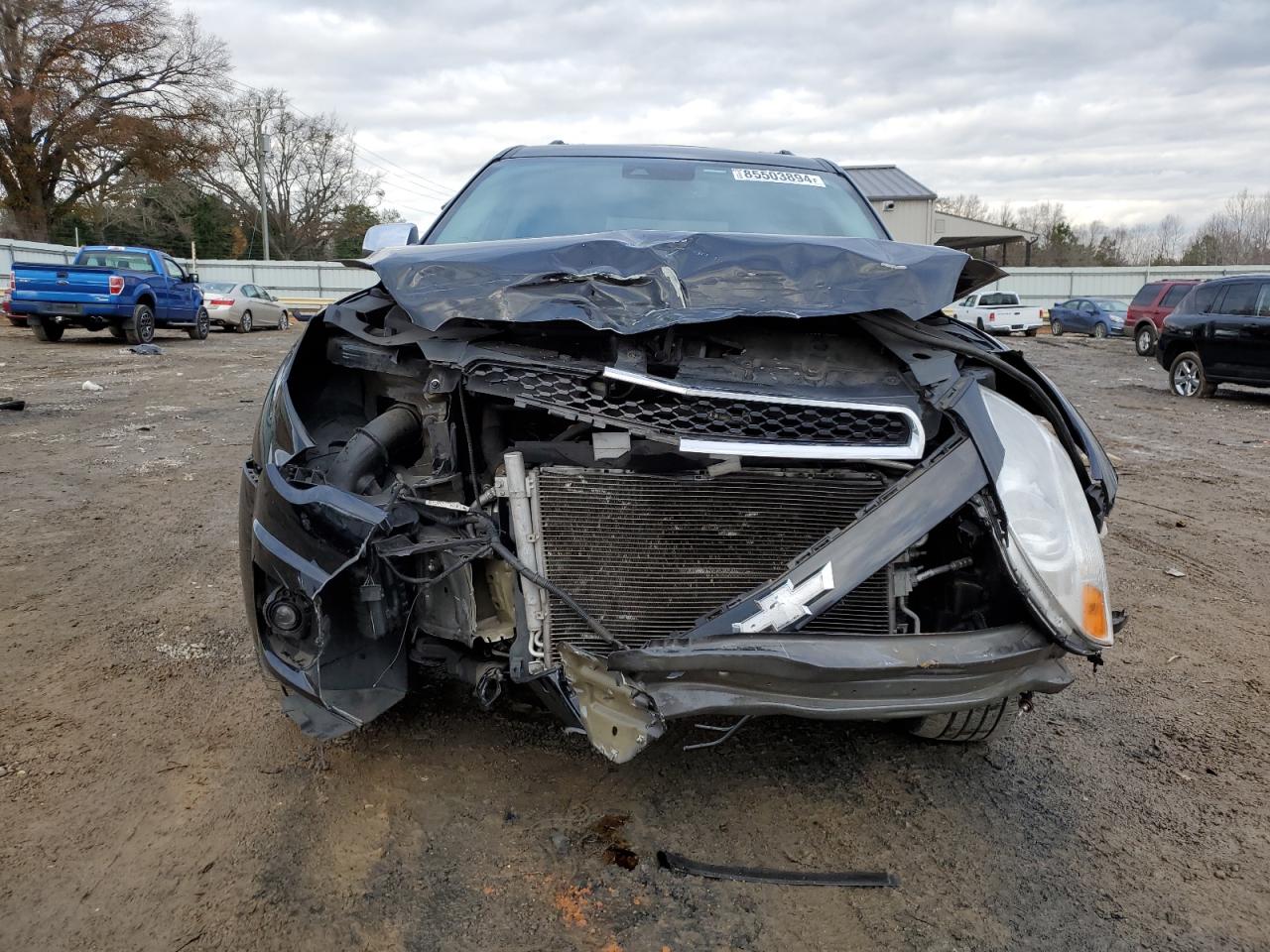 2013 Chevrolet Equinox VIN 2GNFLGE37D6225243 Copart auction photo, front end / undercarriage damage thumbnail 5