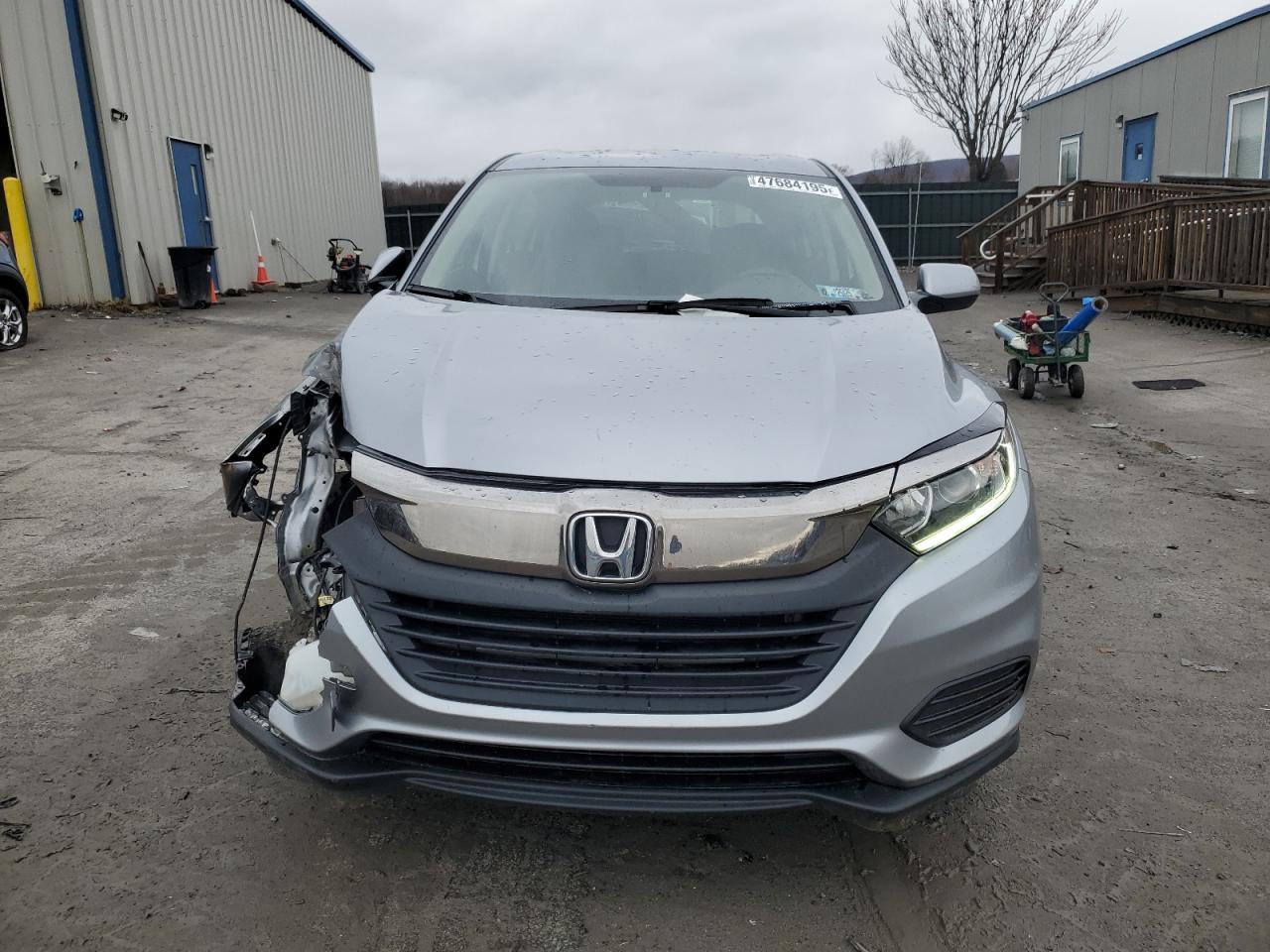 2021 Honda HR-V VIN 3CZRU6H34MM747949 Copart auction photo, front end / side damage thumbnail 5