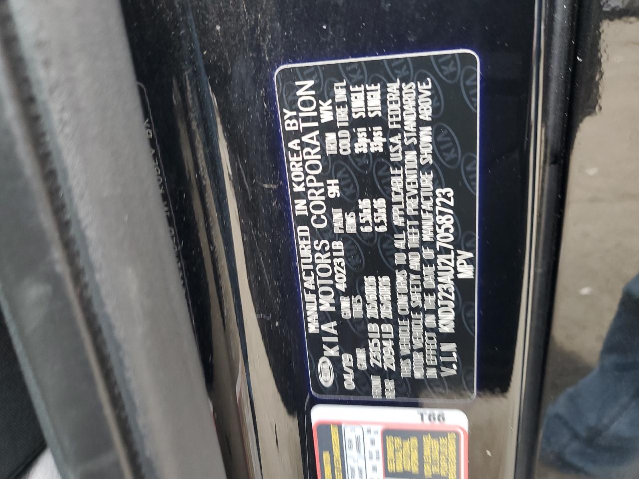 2020 KIA Soul VIN KNDJ23AU2L7058723 Copart auction photo, vandalism damage thumbnail 12