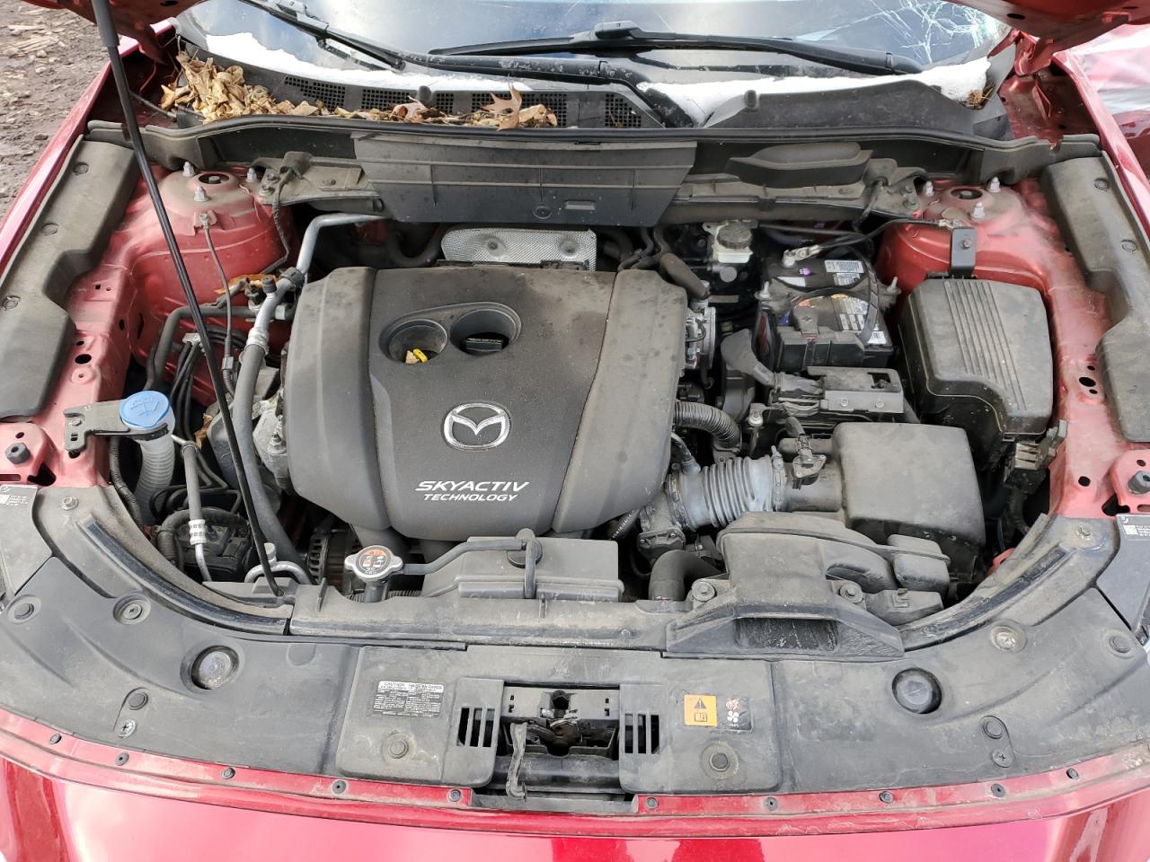 2018 Mazda CX-5 VIN JM3KFBBM7J0430782 Copart auction photo, side / top/roof damage thumbnail 12