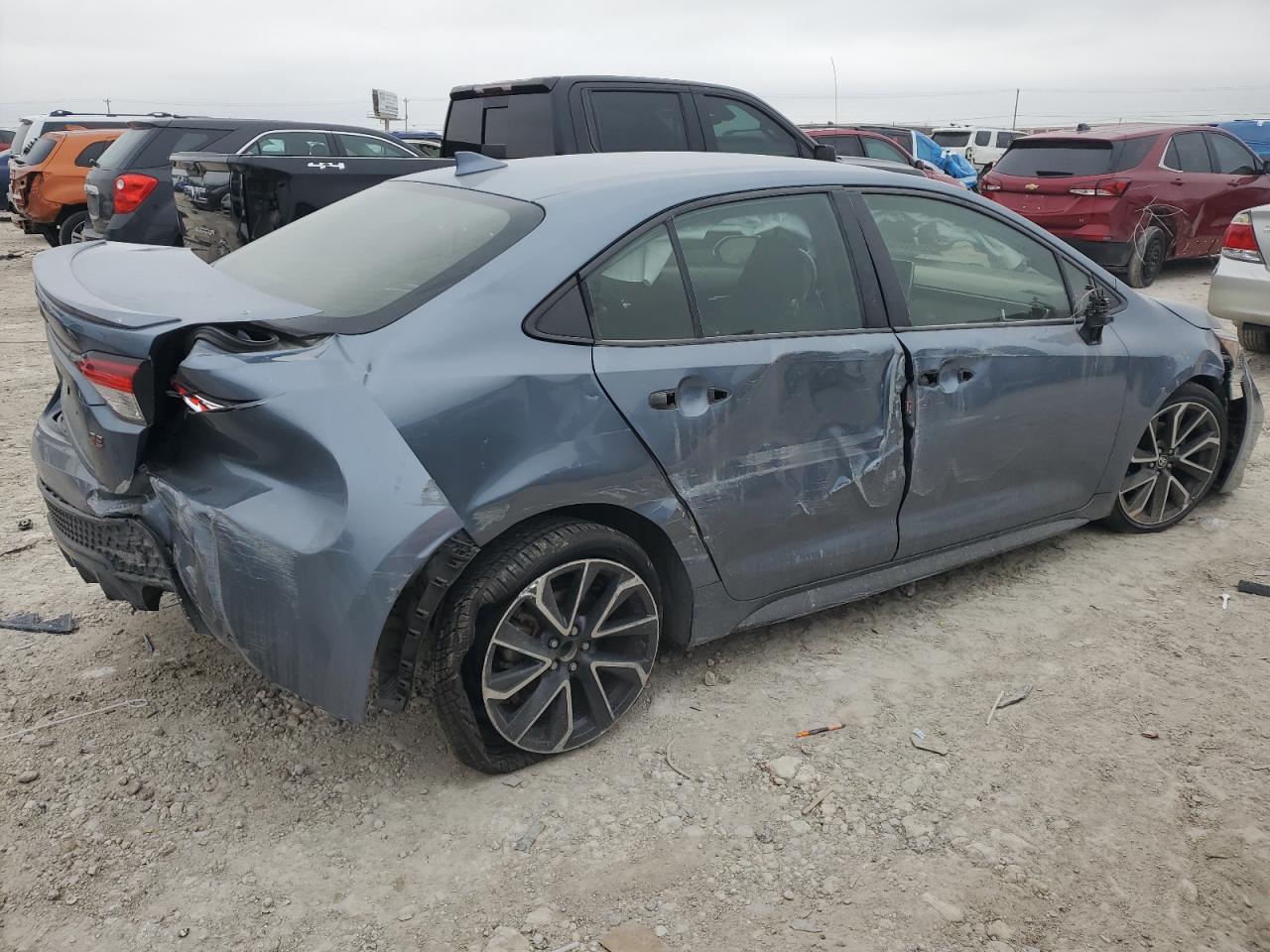 2020 Toyota Corolla VIN JTDS4RCE0LJ009644 Copart auction photo, all over damage thumbnail 3