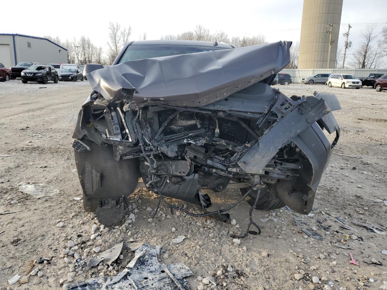 2016 Cadillac Escalade VIN 1GYS4BKJ6GR205157 Copart auction photo, front end / side damage thumbnail 5