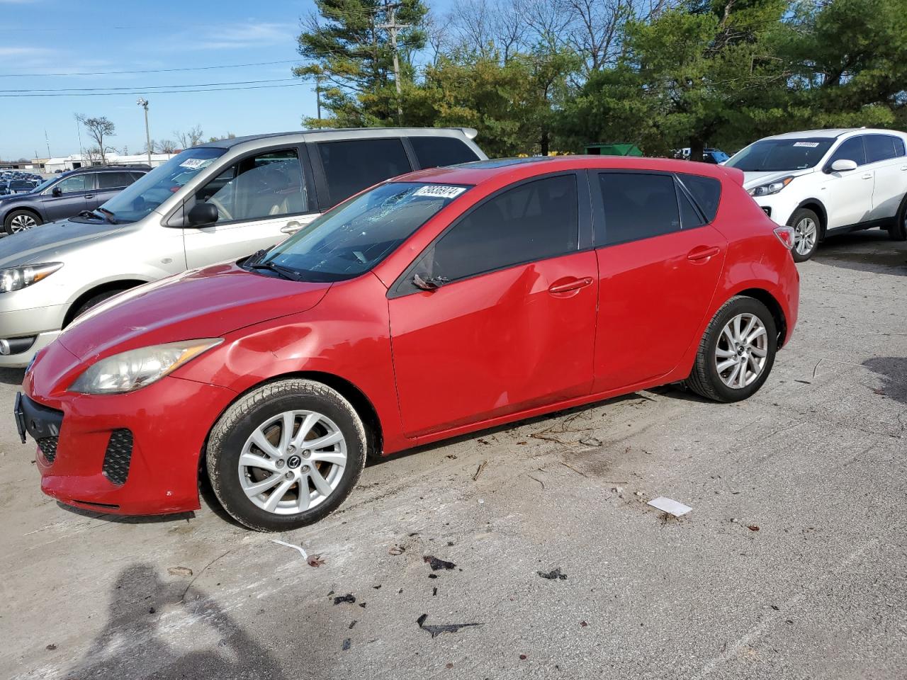 2013 Mazda 3 VIN JM1BL1M74D1721760