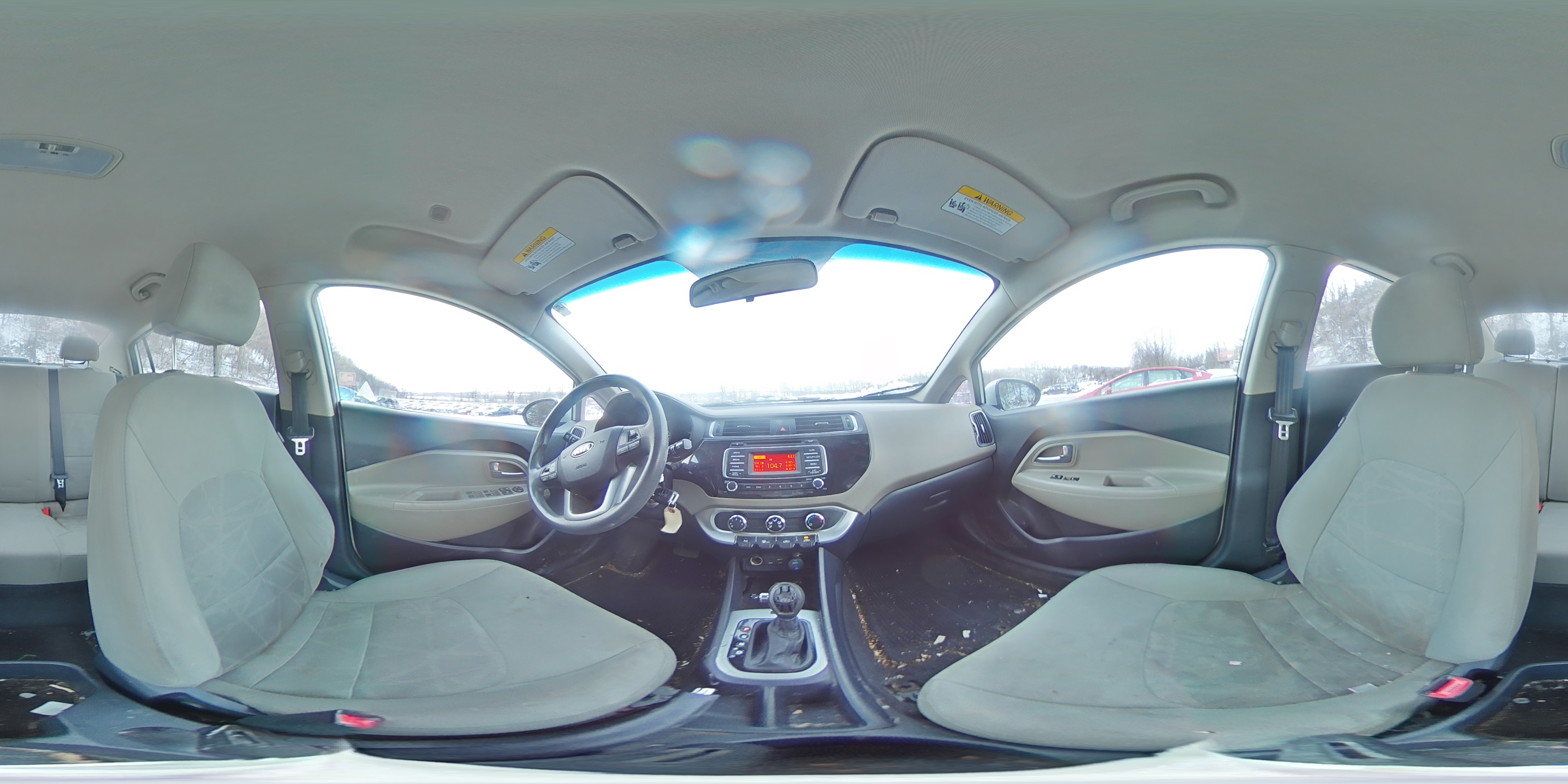 2016 KIA Rio VIN KNADM4A33G6658552 Copart auction photo, front end / minor dent/scratches damage thumbnail 15