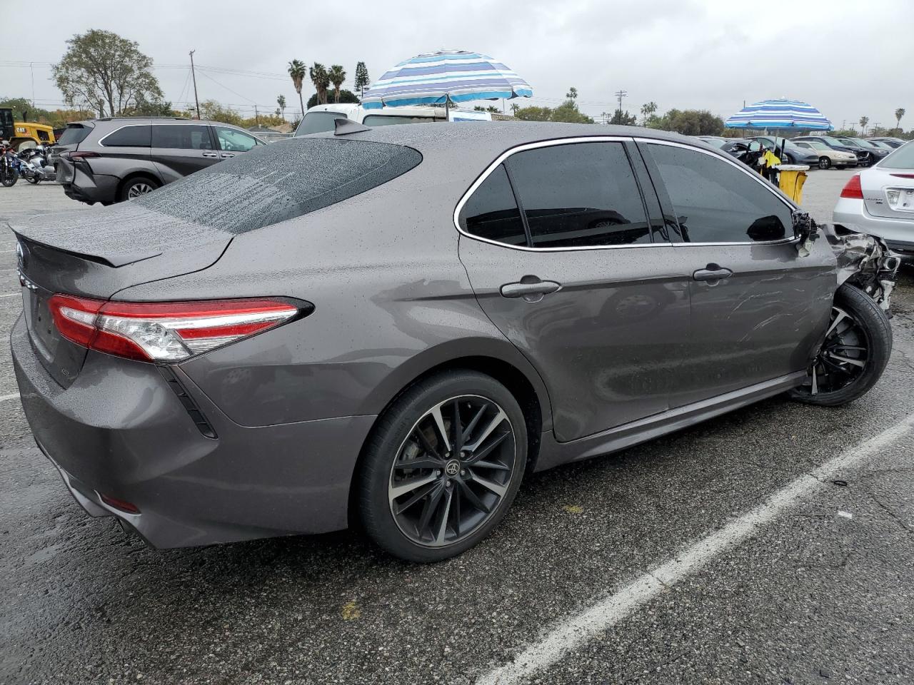 2020 Toyota Camry VIN 4T1K61AK5LU951204 Copart auction photo, front end / side damage thumbnail 3