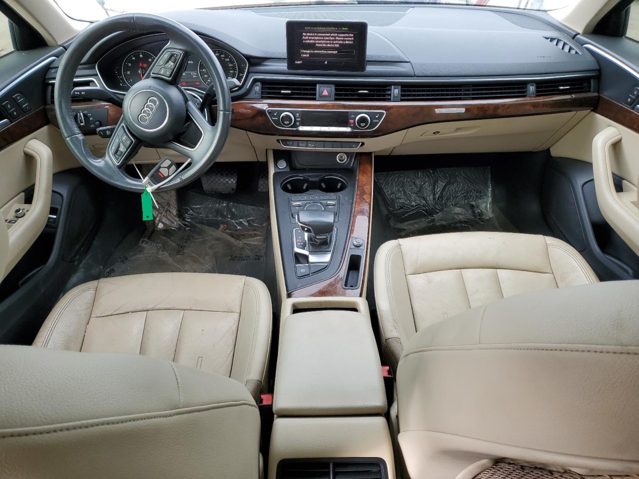 2017 Audi A4 VIN WAUANAF47HN068846 Copart auction photo, front end / mechanical damage thumbnail 8